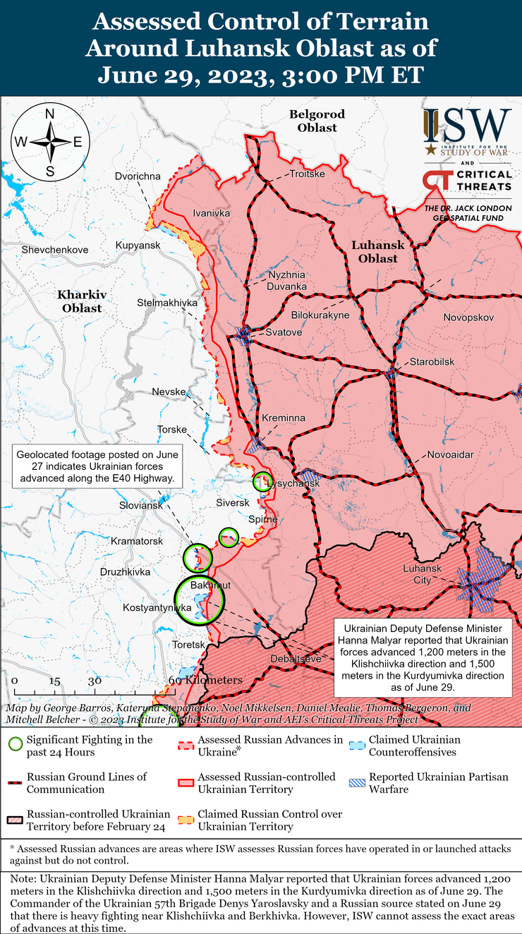 Ситуация в Харьковской и Луганской областях