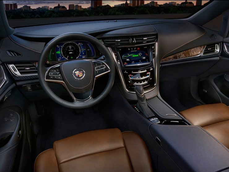 салон Cadillac ELR, Cadillac ELR 2014, гибрид Cadillac