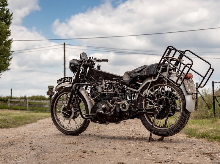 мотоцикл Vincent Black Shadow, мотоцикл Vincent, Vincent Black Shadow 1950