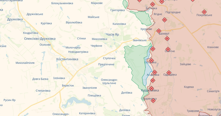 Карта боевых действий