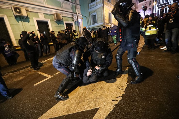 протесты, москва, навальный
