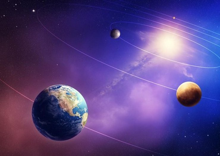 Земля Солнце