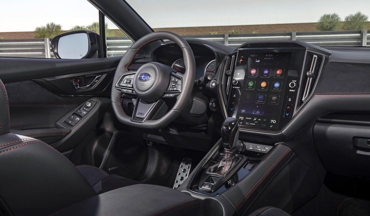 салон Subaru WRX 2022, интерьер, центральный дисплей