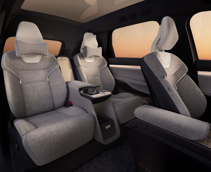 салон volvo ex90 excellence, Volvo EX90, Volvo EX90 2024, новый Volvo EX90, кроссовер Volvo EX90