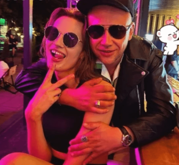 Міхаліна Маніос з Давидом Шостаком