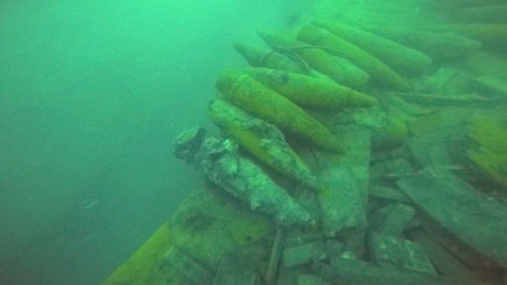 снаряды, дно моря, феодосия