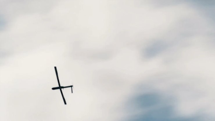 Полет дрона Altius-700