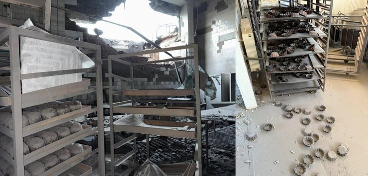 Обстріл Сум, 18 квітня, кондитерський завод, фото