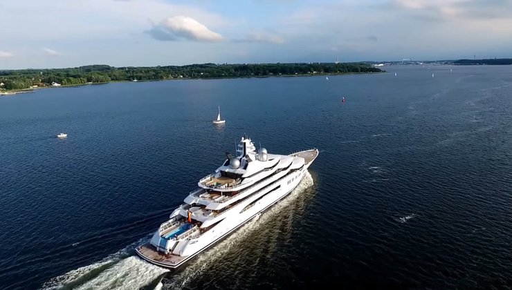 Яхта Amadea, сулейман керимов, яхта керимова, россйиский олигарх, арест имущества