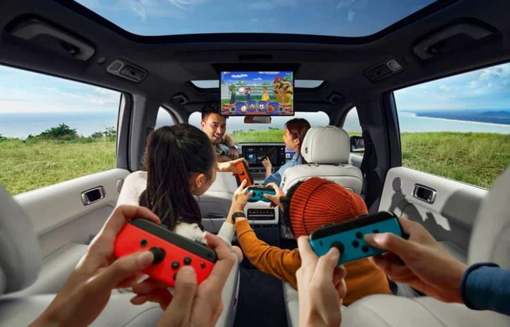 салон Li Auto Mega, новый Li Auto Mega, китайский электромобиль, китайский минивэн, Hyundai Staria