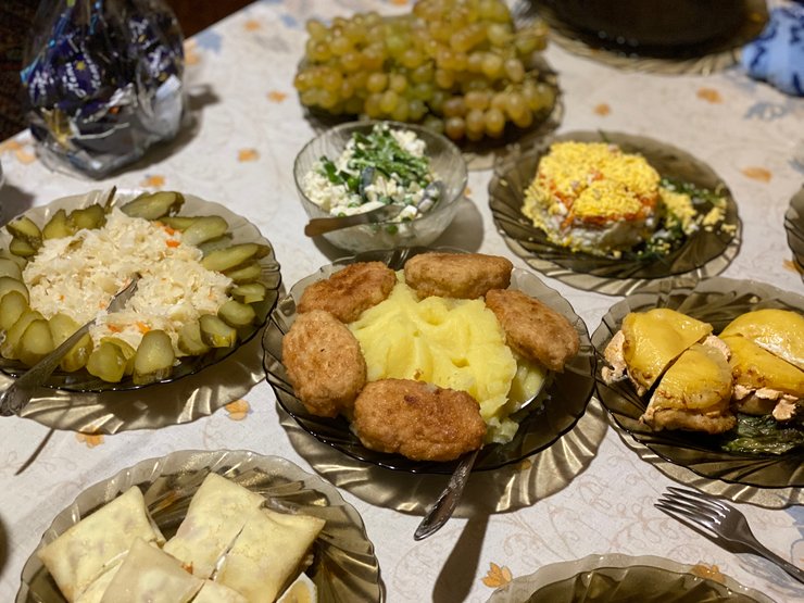 застолье, стол, праздник