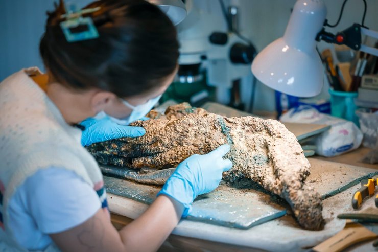 Артефакты принадлежали элитному воину