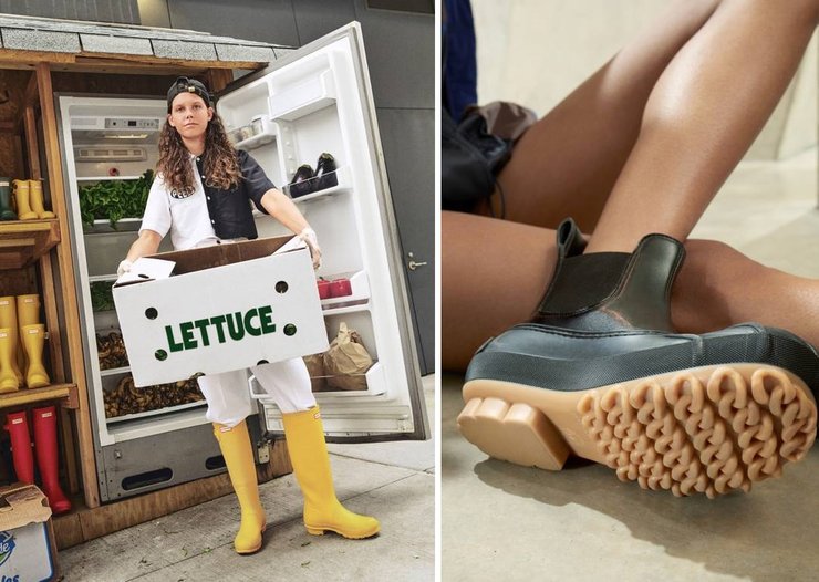 резиновые сапоги осень 2021 фото