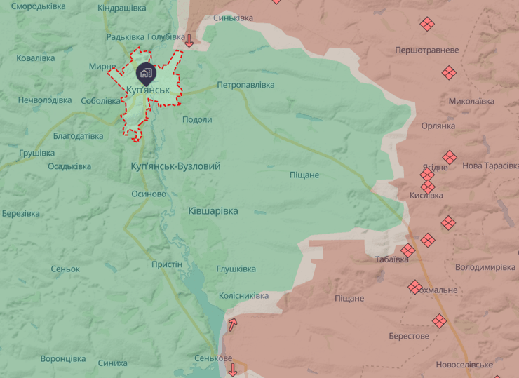 Ситуация на Купянском направлении
