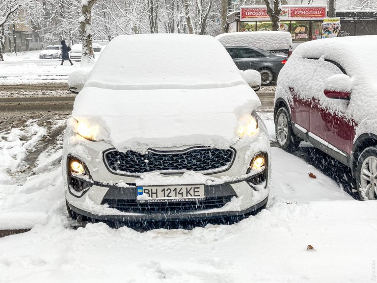 Снегопад в Одессе 1