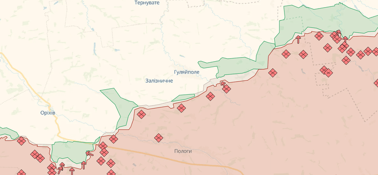 Карта бойових дій