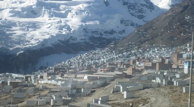 город Ла-Ринконада, самый высокий город на Земле