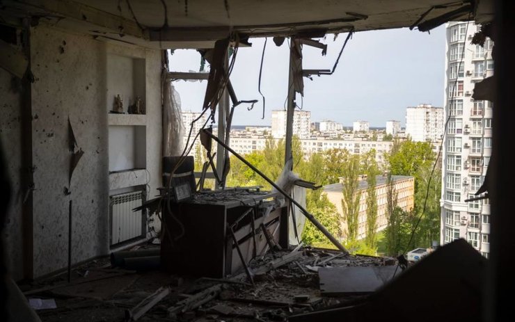 руины, разрушения, Киев