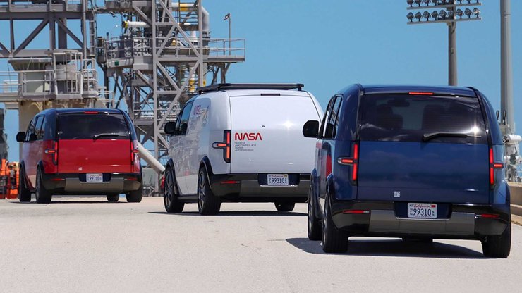 canoo nasa transporter, автомобили для астронавтов, миссия Artemis, NASA Artemis, электромобили Canoo