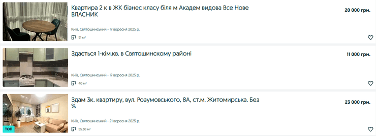 Цены на квартиры в Святошинском районе