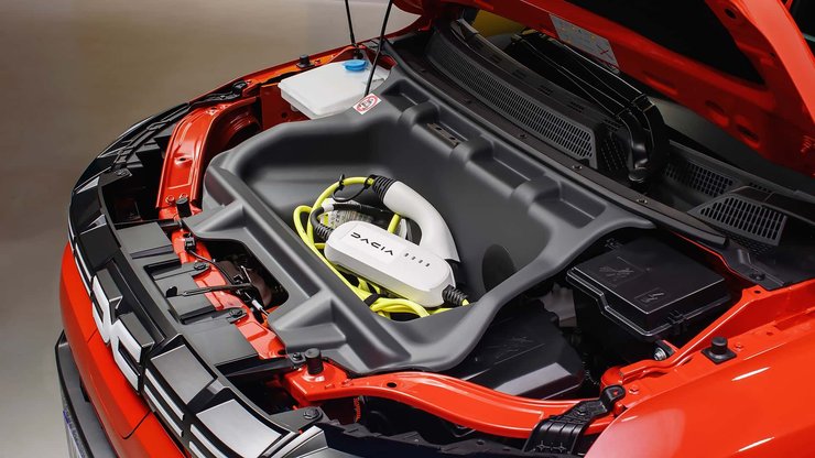 багажник Dacia Spring, Dacia Spring 2024, новый Dacia Spring, электромобиль Dacia Spring, электромобиль Dacia Spring