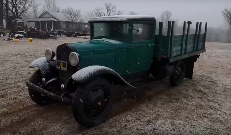 Ford AA, Ford Model AA, ГАЗ-АА, грузовик Ford, завести авто, ретро Ford