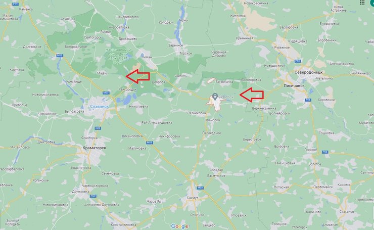 війна на Донбасі карта