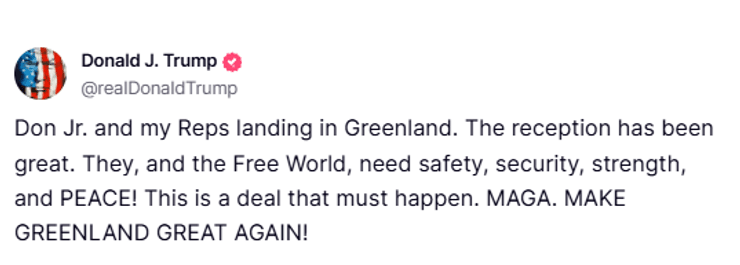 Сообщение Трампа