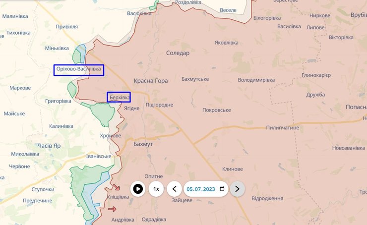 Бої під Бахмутом на Донеччині