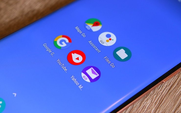 облегченные приложения google go maps go смартфон