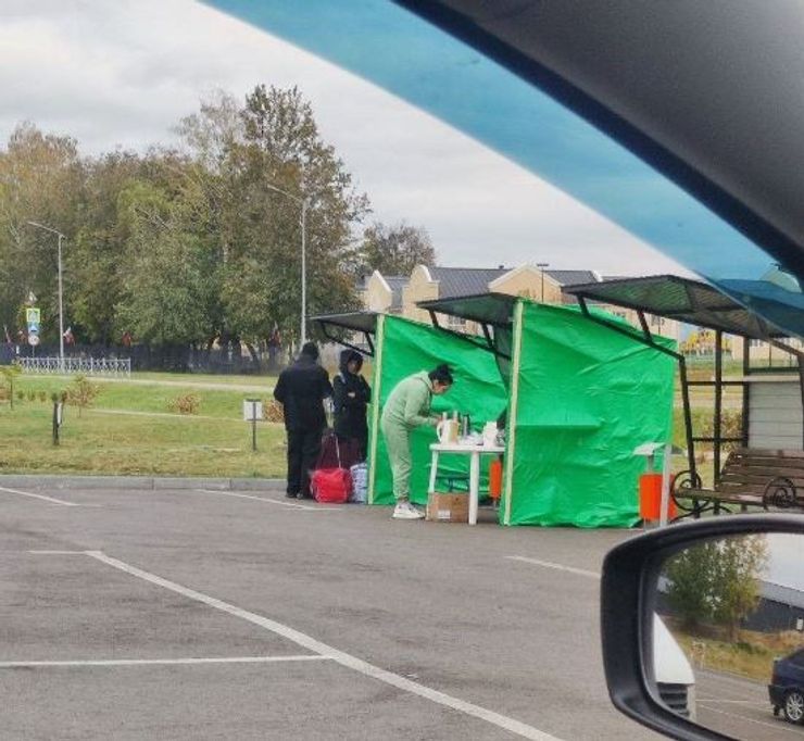 палатка, кпп