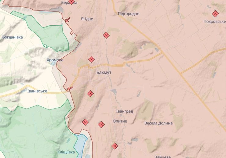 Бої під Бахмутом, фото