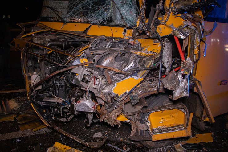 Киев, маршрутка, ДТП