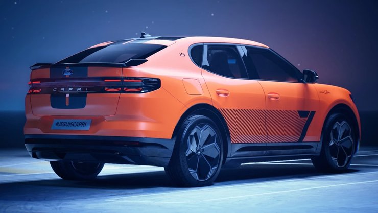 новый форд капри, Ford Capri, Эрик Кантона, новый Ford Capri, электромобиль Ford Capri, электромобиль Ford Capri