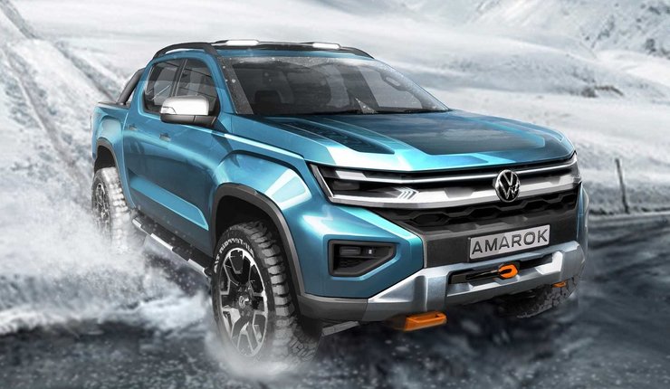 Volkswagen Amarok 2022, новый Volkswagen Amarok, пикап Volkswagen Amarok, Volkswagen Amarok