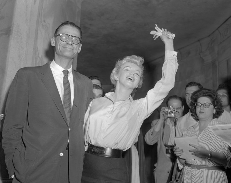 Артур Миллер и Мэрилин Монро