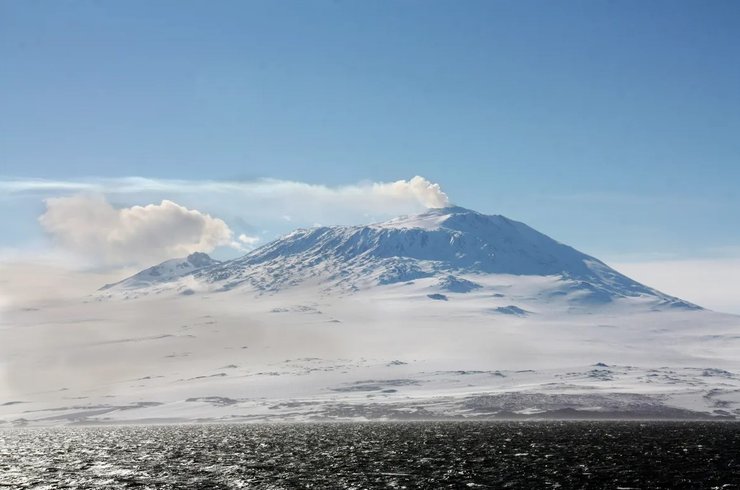 эребус, вулкан, антарктида