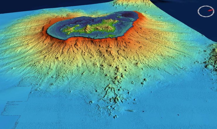 вулкан, океан, Майотта