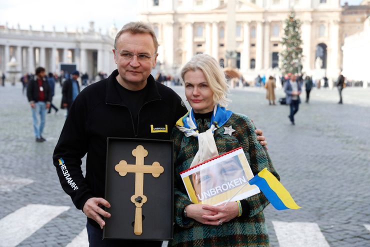 Андрій Садовий з дружиною Катериною