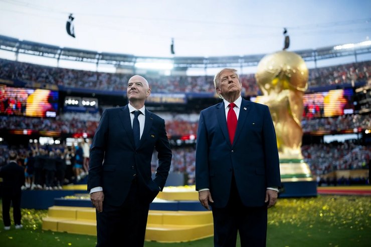 Джанні Інфантіно, Дональд Трамп, чемпіонат світу 2026 року Джанні Інфантіно, Дональд Трамп, чемпіонат світу 2026 року