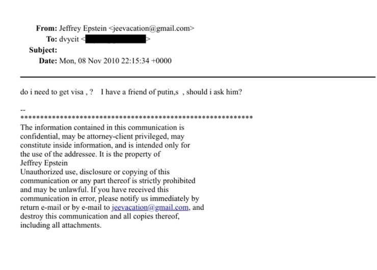файли епштейна путін