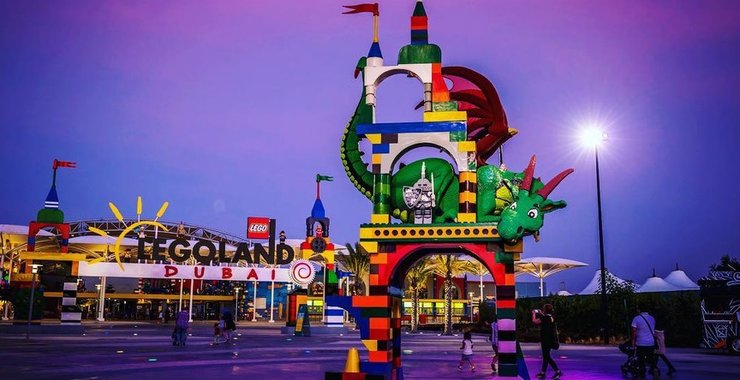 Legoland в Дубаи, фото, новый год с детьми