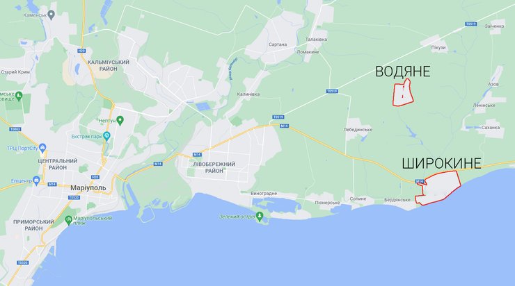 обстрелы под мариуполем