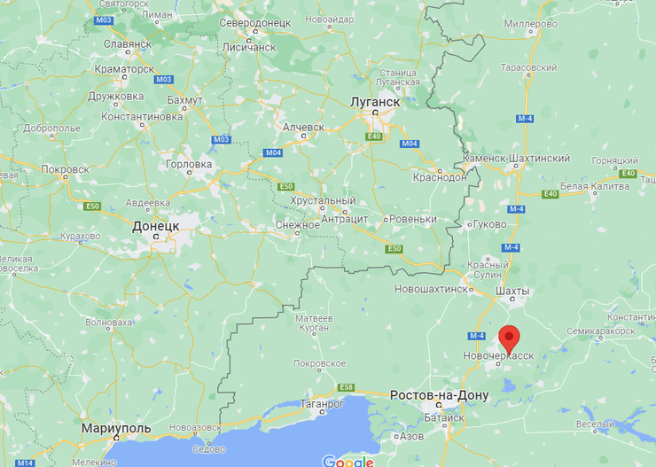 карта, полигон кадамовский