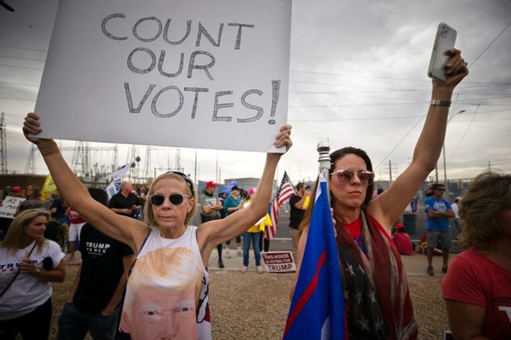 Протестующие в Аризоне/Фото: Arizona Republic