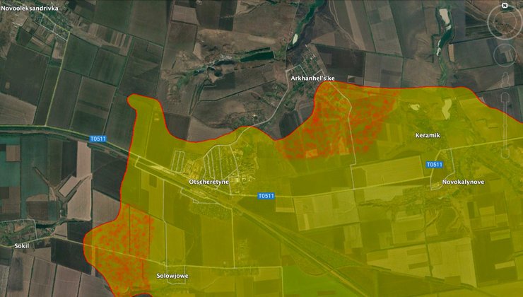 Бои на Донбассе, Очеретино, ВС РФ, Архангельское, Соловьево, Сокол, 3 мая