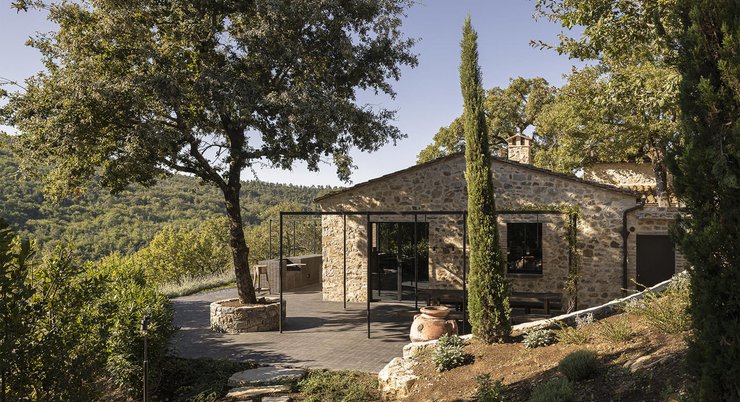 Вилла Морелли, вилла в Тоскане, интерьерный дизайн