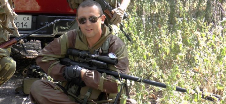 Антиматериальная снайперская винтовка АСВК у боевиков на Донбассе