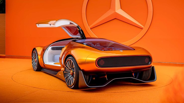 Mercedes Vision One-Eleven, Mercedes C111, суперкар Mercedes, електромобіль Mercedes