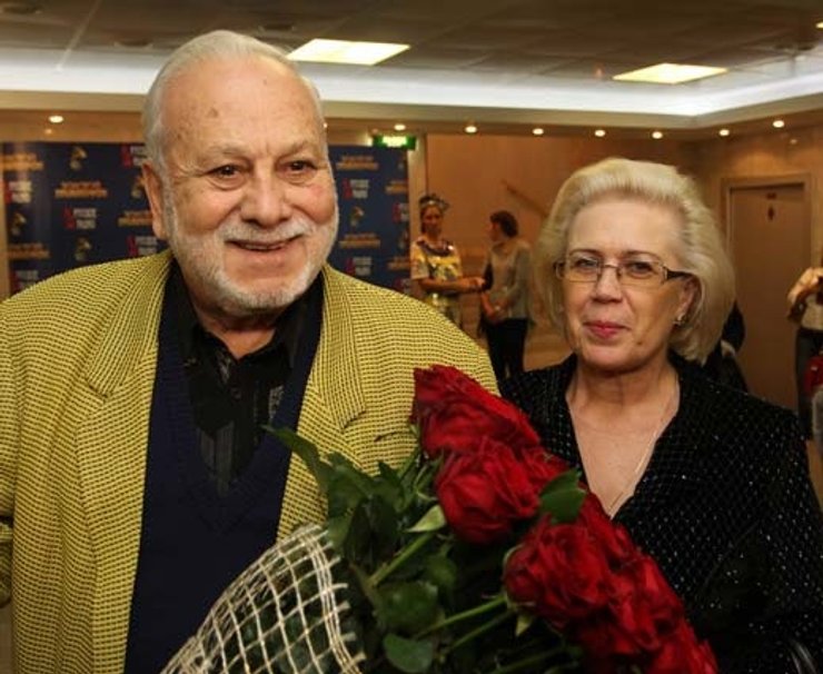 Бедрос Киркоров с женой Людмилой